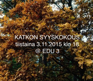 Katkon syyskokous 2015